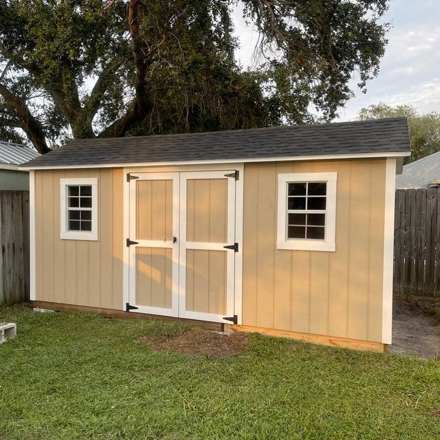 8×16 double doors Shed