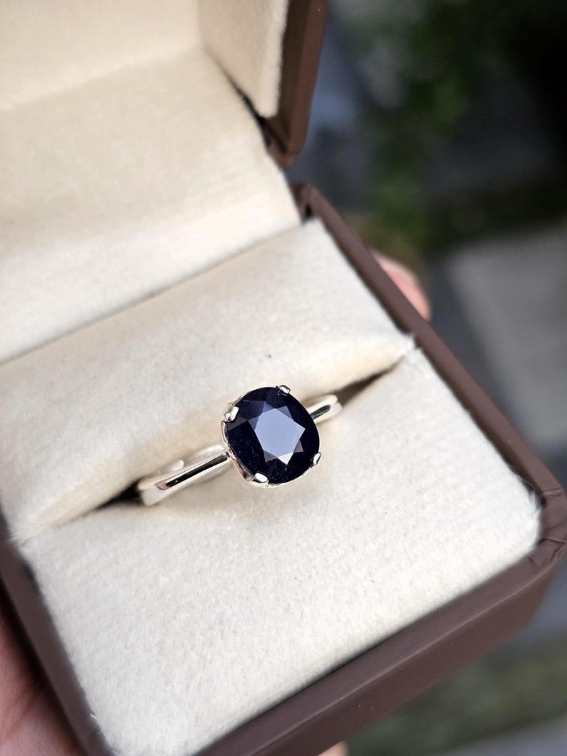 Handmade Sterling Silver Gemstone Ring – Elegant & Unique